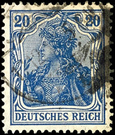 2362 20 Pf. Violettultramarin, Gepr. Jäschke-L. BPP, Mi. 130.-, Katalog: 87IIb O - Andere & Zonder Classificatie