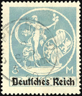 2474 3 M. Grautürkis, Plattenfehler XVII, Gest., Kurzbefund Weinbuch BPP, Mi. 200.-, Katalog: 134XVII O - Sonstige & Ohne Zuordnung