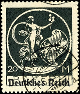 2486 20 Mark Bayern Abschied In Type II Tadellos Gestempelt, Tiefst Gepr. Düntsch BPP Und Infla, Mi. 200,--, Katalog: 13 - Sonstige & Ohne Zuordnung