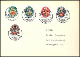 2790 5 Pfg - 50 Pfg "Nothilfe 1928" Als Satzfrankatur Auf Brief Mit Ersttagsstempel,"REICHENBACH (VOGTL.) 15.11.28" Nach - Sonstige & Ohne Zuordnung