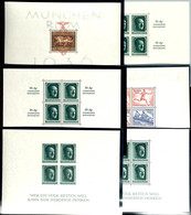 2928 Zweiter Olympia-Block Bis Reichsparteitag-Block Komplett Tadellos Postfrisch, Mi. 1240,--, Katalog: Bl.6/11 ** - Sonstige & Ohne Zuordnung