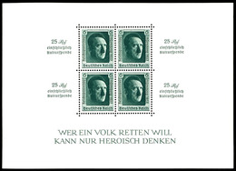 2937 Blockausgabe Reichsparteitag, Tadellos Postfrisch, Unsigniert, Mi. 320.-, Katalog: Bl.11 ** - Sonstige & Ohne Zuordnung