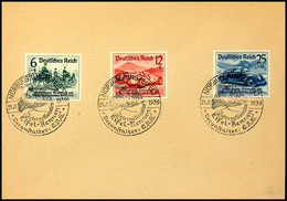 2949 Nürbburgringrennne Auf Sonderkarte Vom 21.5.39 Sowie 2 Briefe Mit Stempel Vom 21.5 Bzw. 23.7.39, Katalog: 695/97(3) - Sonstige & Ohne Zuordnung