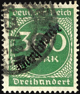 3008 300 M. Gelbgrün, Plattenfehler I, Kurzbefund Weinbuch BPP, Mi. 200.-, Katalog: 79I O - Andere & Zonder Classificatie