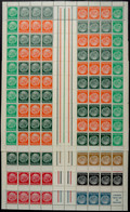 3067 Hindenburg 1937/39, 4 Markenheftchenbogen Kpl., Postfrisch, Mi. 2.200.-, Katalog: MHB42/45.2 ** - Sonstige & Ohne Zuordnung