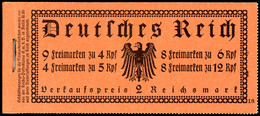 3086 "Reichspräsidenten", Tadellos Postfrisches MH Ohne Öffnungsfaltung, Mi. 1.000,--, Katalog: MH25.1 ** - Booklets
