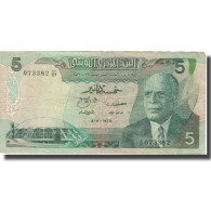 Billet, Tunisie, 5 Dinars, 1972, 1972-08-03, KM:68a, TB+ - Tusesië