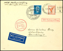 3167 1930, D. Bremen 25.5, Umschlag Mit Dt. Seepostaufgabe Vom 24.5. Und Sonder-Cachet Nach Hamburg, Pracht, Katalog: K2 - Autres & Non Classés