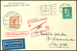 3176 1930, D. Bremen 22.9, Umschlag Mit Auflieferung BERLIN IPOSTA 15.9. Mit Zwei Verschiedenen Sonderstempeln Und Sonde - Other & Unclassified