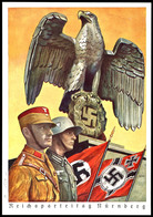 3257 1939 Reichsparteitag Mit "Abbildung SA Und SS Mann Vor Zwei Hakenkreuzfahnen Und Adler", Der Geplante Reichsparteit - Andere & Zonder Classificatie