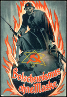 3267 1939, Bolschewismus Ohne Maske, Color Ausstellungskarte Mit Entsprechendem Werbestempel "Wien-Nordwestbahnhof 26.2. - Andere & Zonder Classificatie
