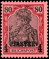3471 4 Piaster Auf 80 Pf. Germania, Luxus Postfrisch, Unsigniert, Michel 60,-, Katalog: 19I ** - Turkey (offices)