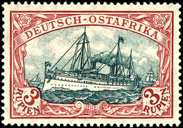 3552 3 Rupien In A-Farbe Tadellos Ungebraucht Mit Kleinem Falzrest, Gepr. Jäschke-L. BPP, Mi. 200,--, Katalog: 39IAa * - Afrique Orientale