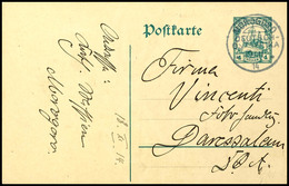 3563 4 H. Ganzsachenkarte Bedarfsgebraucht Aus MOROGORO DOA 19.11.14 Nach Daressalam In Guter Erhaltung, Nicht Häufige V - German East Africa