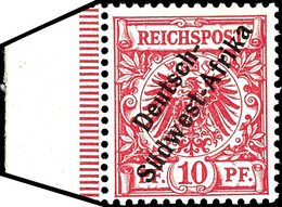 3578 3 - 20 Pfg Krone/Adler, 4 Werte Komplett, Teils Mit Bogenrändern, Tadellos Postfrisch, Kabinett, Alle Werte Gepr.,  - German South West Africa