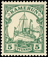 3623 5 Pf. Kaiseryacht Ohne Wasserzeichen, Luxus Postfrisch, Unsigniert, Mi. 40,-, Katalog: 8 ** - Cameroon