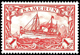 3627 1 Mark Kaiseryacht, Luxus Postfrisch, Unsigniert, Michel 200,-, Katalog: 16 ** - Kameroen