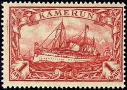 3631 1 Mark Kaiseryacht, Luxus Postfrisch, Unsigniert, Michel 55,- Unterbewertet, Katalog: 24IIB ** - Kameroen