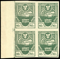 3877 40 F. Als Tadellos Postfrischer Randviererblock Mit Plattenfehler "F Der Rechten Währungsangabe Wie Kopfsteh. Y", M - Andere & Zonder Classificatie