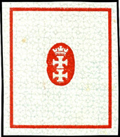 3952 100 Mark Großes Staatswappen, Ungezähnter Phasendruck Der Roten Farbe (Rahmen Und Mittelstück), Postfrisch, Waagere - Andere & Zonder Classificatie