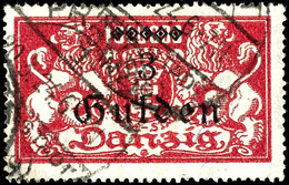 3975 3 Gld. Lilarot, Tadellos, Gest., Gepr. Infla/Gruber BPP, Mi. 200.-, Katalog: 191 Oo - Sonstige & Ohne Zuordnung