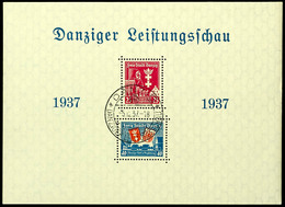 3997 1937, Leistungsschau-Block, Sonderstempel, Tadellos, Mi. 110.-, Katalog: Bl.3 O - Andere & Zonder Classificatie