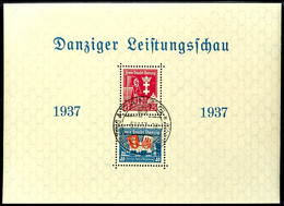 4000 1937, Leistungsschau-Block Mit Plattenfehler I, Sonderstempel, Tadellos, Mi. 240.-, Katalog: Bl.3I O - Other & Unclassified