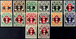 4003 5 Pfg - 3 DM Wappen, 14 Werte Komplett, Tadellos Postfrisch, Unsigniert, Mi. 150.-, Katalog: 1/14 ** - Sonstige & Ohne Zuordnung