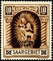 4155 10 Fr. Volksabstimmung 1935 Mit Plattenfehler I "r Von Fr Der Wertbezeichnung Mit Anstrich", Tadellos Postfrisch, M - Andere & Zonder Classificatie