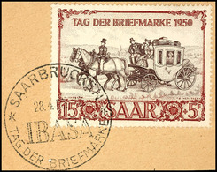 4190 1950, Tag D. Marke, Tadelloses Briefstück Mit Sonderstempel, Mi. 140.-, Katalog: 291 BS - Andere & Zonder Classificatie