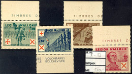 4271 1941, "Für Unsere Soldaten An Der Ostfront", 4 Oberrandwerte, Tadellos Postfrisch, Mi. 180.-, Katalog: I/IV ** - Other & Unclassified