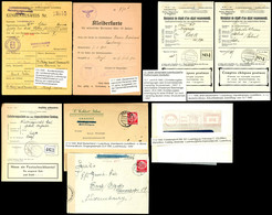 4432 1940, 3 Einlieferungsscheine Für R - Briefe, 2 Briefe D.R. Nach Luxemburg, Kleiderkarte Und Lebensmittelbezugsauswe - Luxemburg