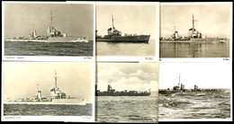 4533 6 Ungebrauchte Fotokarten, überwiegend Mit Abbildungen Von Torpedobooten, Gute Erhaltung  BF - Other & Unclassified