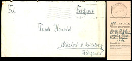 4547 1939, Feldpost-Brief Mit Stummem Maschinen-Stpl. Vom 28.10.39 Sowie Mit Absenderangabe Feldpost-Nr. 27106 = Torpedo - Other & Unclassified