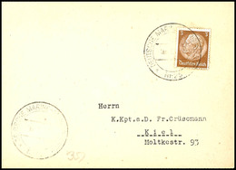 4554 1939, Marineschiffspost-Stpl. DEUTSCHE KRIEGSMARINE Nr. 25 Vom 1.5.39 (schwach Abgeschlagen) Auf Textloser Postkart - Sonstige & Ohne Zuordnung
