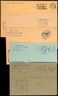 4556 1939/40, 5 Feldpost-Dienstbriefe Mit Brief-Stpl. "Frei Durch Ablösung Reich" Und Angabe Der Feldpost-Nr. Durch Schr - Andere & Zonder Classificatie