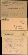 4584 1940/44, 4 Feldpost-Dienstbriefe Der Torpedoboote "T 1"(Fp-Nr. M 04608), "T 10"(Fp-Nr. M 29219), "T 16"(Fp-Nr. 2121 - Other & Unclassified