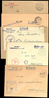 4586 1940/44, 5 Feldpost-Dienstbriefe: Kommando 1. Torpedoboots-Flottille (Fp-Nr. M 06387) Vom 23.2.40, Kommando 2. Torp - Other & Unclassified