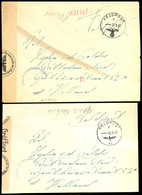 4601 1943, 2 Feldpost-Briefe Mit Norm-Stpl. Vom 20.6.43 Bzw. Vom 22.6.43 Jeweils Mit Brief-Stpl. Und Absenderangabe Feld - Other & Unclassified
