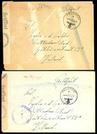 4602 1943, 2 Feldpost-Briefe Mit Norm-Stpl. Vom 6.4.43 Bzw. Vom 11.5.43 Jeweils Mit Absenderangabe Feldpost-Nr. M 47063  - Other & Unclassified