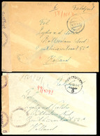 4607 1943, Feldpost-Brief Mit Stummem Stpl. Vom 16.1.43 Sowie Mit Brief-Stpl. Und Absenderangabe Feldpost-Nr. M 47063 =  - Other & Unclassified
