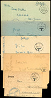 4609 1943/44, 5 Feldpost-Briefe Der Torpedoboote "T 9"(Fp-Nr. M 25944) Vom 24.10.43, "T 18"(Fp-Nr. M 09949) Vom 17.6.43, - Sonstige & Ohne Zuordnung