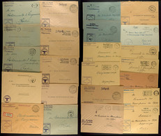 4634 1939/41, Kriegsmarine, 23 Feldpost-Briefe Der Einheiten "Befehlshaber Der Vorpostenverbände West (= Feldpost-Nr. 10 - Sonstige & Ohne Zuordnung