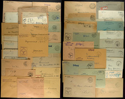4639 1939/44, Kriegsmarine, 45 Feldpost-Briefe Und -Karten Der 1., 2. Und 3. Vorposten-Flottille, Dabei Ein Feldpost-R-B - Other & Unclassified