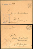 4645 1940, 2 Feldpost-Dienstbriefe Mit Aufgabe-Stpl. WILHELMSHAVEN 1 Vom 26.1.40 Bzw. Vom 8.2.40 Sowie Mit Brief-Stpl. " - Other & Unclassified