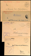 4652 1940, 4 Feldpost-Dienstbriefe: Führer Der Minensuchverbände Ost (Fp-Nr. M 20078) Vom 15.2.40, Führerschiff 3 Minens - Other & Unclassified