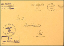4659 1940, Kriegsmarine, Feldpost-Dienst-Brief Mit Aufgabe-Stpl. KIEL 1 Vom 10.2.40 Sowie Mit Absender- Und Brief-Stpl.  - Andere & Zonder Classificatie