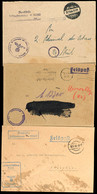 4668 1940/44, 3 Feldpost-Dienstbriefe: Kommando 1. Torpedoboots-Flottille (Fp-Nr. M 06387) Vom 19.2.40, Kommando 2. Torp - Other & Unclassified