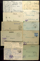 4670 1940/44, Kriegsmarine, 11 Feldpostbriefe Und -karten (teilweise Mit Inhalt) Von Der 24. Landungs-Flottille, Von Der - Other & Unclassified
