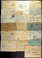 4673 1940/44, Kriegsmarine, 19 Feldpostbriefe (zum Teil Mit Inhalt) Und -karten Von Wohnschiffen (u.a. "Monte Rosa", "Ge - Other & Unclassified